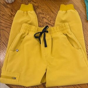 Figs Light Gold Jogger Pants